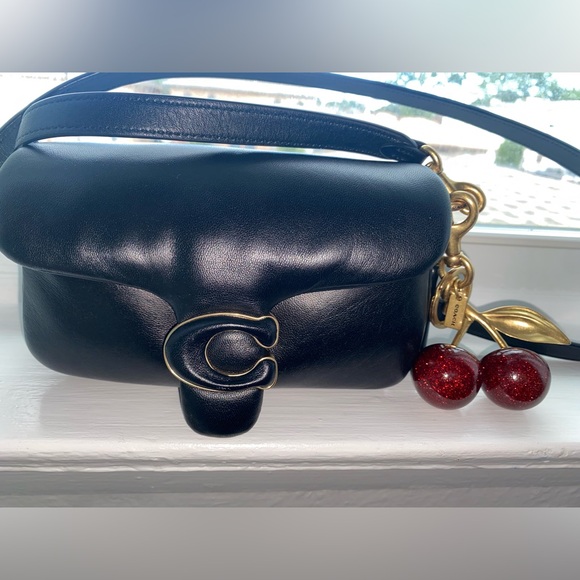 Coach Pillow Tabby Shoulder Bag 18 + Coach Cherry Charm! - Picture 2 of 5